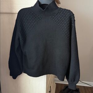 Nine West Black Turtleneck Sweater